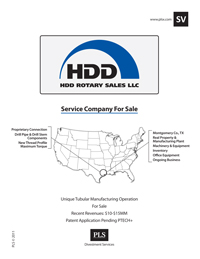 SERVICE COMPANY FOR SALE